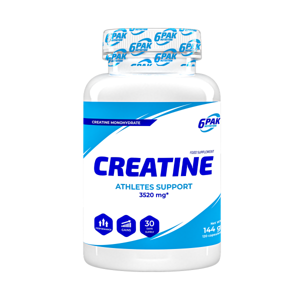 Creatine - Monohydrat kreatyny w kapsułkach - 120 kaps. Creatine - Monohydrat kreatyny w kapsułkach - 120 kaps.