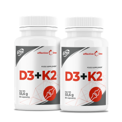Witamina D3 + K2 - Zestaw Dwóch Opakowań