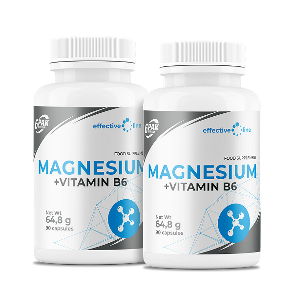 Magnesium + Vitamin B6 - Zestaw Dwóch Opakowań