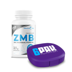 ZMB + Pillbox | Lepszy sen | Testosteron | Sklep 6PAK Nutrition