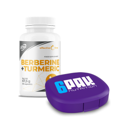 Berberyna z kurkumą + Pillbox | Berberyna | Sklep 6PAK Nutrition