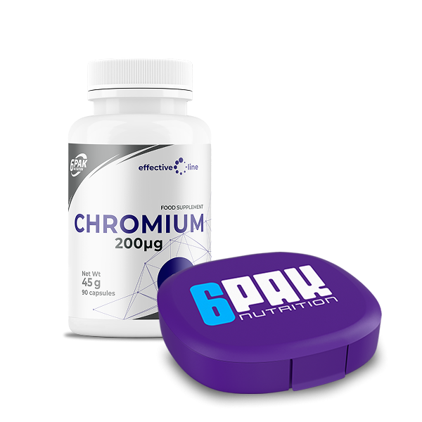 Chrom + Pillbox | Sklep 6PAK Nutrition Chrom + Pillbox | Sklep 6PAK Nutrition