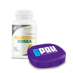Rhodiola Rosea + Pillbox | Różeniec górski | Sklep 6PAK Nutrition