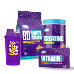 Zestaw NA START dla Niego | Kreatyna Białko Vitamin | 6PAK Nutrition