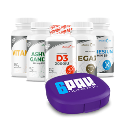 Witaminy & Minerały & Adaptogeny + PILLBOX GRATIS! | Sklep 6PAK Nutrition