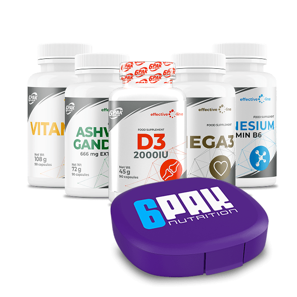 Witaminy & Minerały & Adaptogeny + PILLBOX GRATIS! | Sklep 6PAK Nutrition Witaminy & Minerały & Adaptogeny + PILLBOX GRATIS! | Sklep 6PAK Nutrition