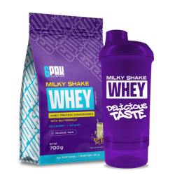 Białko Milky Shake Whey - 700g + Shaker | Sklep 6PAK Nutrition