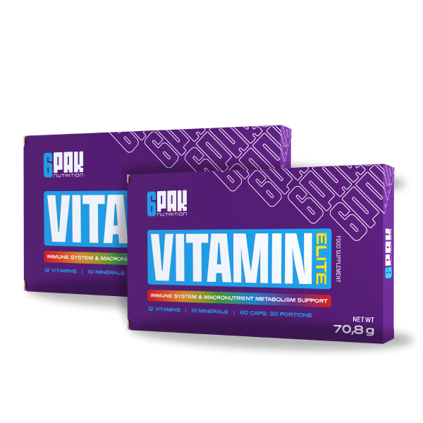 Zestaw dwóch opakowań Vitamin Elite | Sklep 6PAK Nutrition