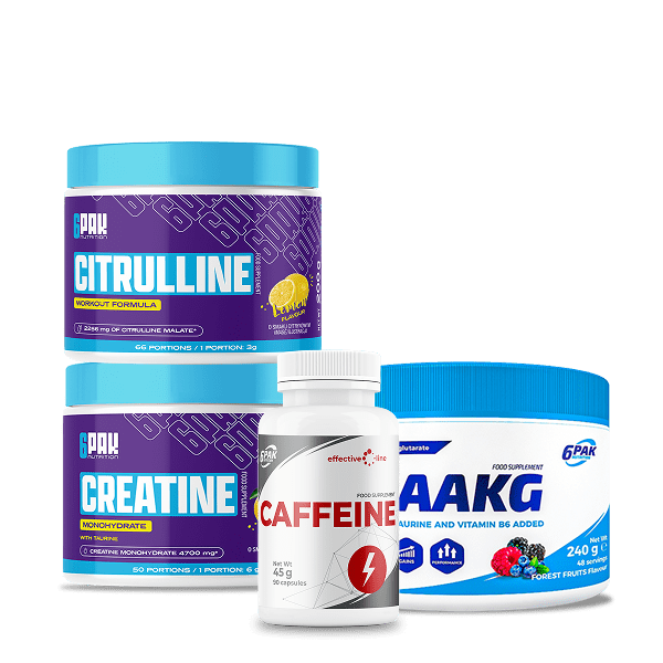 Przedtreningowy zestaw suplementów diety | Sklep 6PAK Nutrition Przedtreningowy zestaw suplementów diety | Sklep 6PAK Nutrition