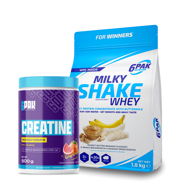 Zestaw Odżywek Białko & Kreatyna | Sklep 6PAK Nutrition Zestaw Odżywek Białko & Kreatyna | Sklep 6PAK Nutrition