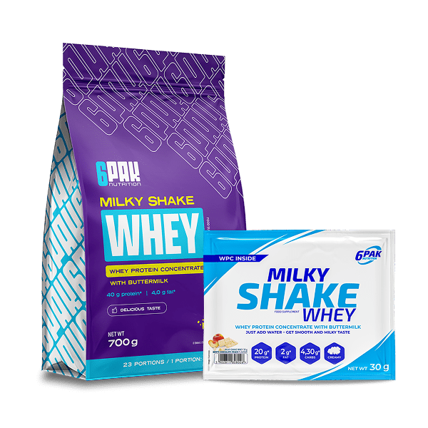 Odżywka białkowa Milky Shake Whey - 700g  + Próbka GRATIS | Sklep 6PAK
