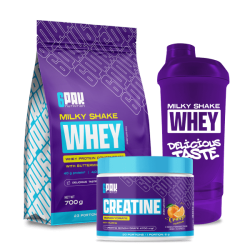 Białko i Kreatyna + Shaker | Zestaw |  Akcesoria | Sklep 6PAK Nutrition
