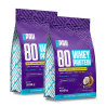 80 Whey Protein 2x908g | Białko zestaw 2 smaków | Sklep 6PAK Nutrition