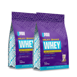 Białko Milky Shake Whey - 2x700g | Zestaw dwóch smaków | Sklep 6PAK
