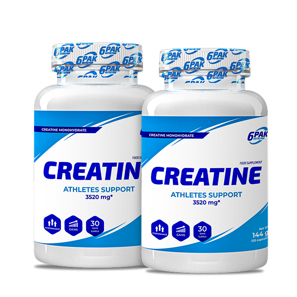Creatine - Monohydrat kreatyny w kapsułkach - 2x120 kaps. Creatine - Monohydrat kreatyny w kapsułkach - 2x120 kaps.