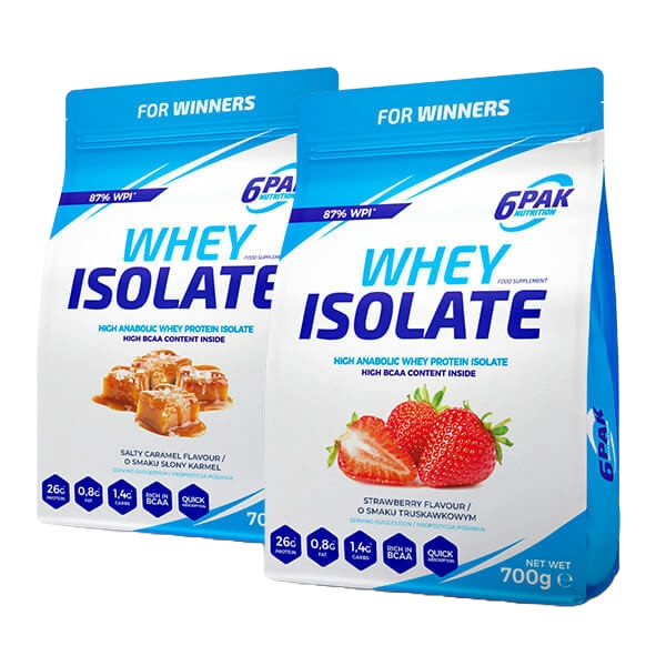 Whey Isolate - 2x700g | Izolat białka | Sklep 6PAK Nutrition Whey Isolate - 2x700g | Izolat białka | Sklep 6PAK Nutrition