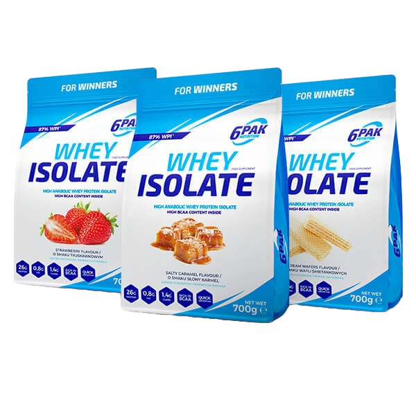 Whey Isolate - 3x700g | Izolat białka | Sklep 6PAK Nutrition Whey Isolate - 3x700g | Izolat białka | Sklep 6PAK Nutrition