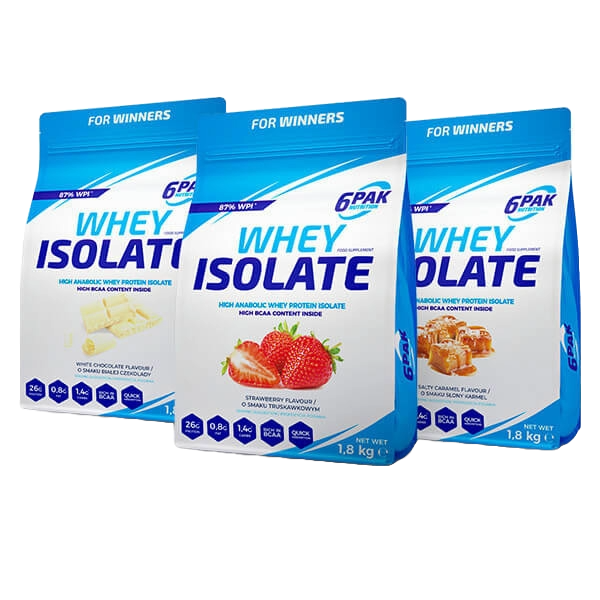 Whey Isolate - 3x1800g | Izolat białka | Sklep 6PAK Nutrition Whey Isolate - 3x1800g | Izolat białka | Sklep 6PAK Nutrition