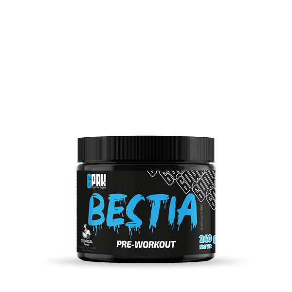 Przedtreningówka BESTIA Pre-Workout - 240g | Sklep 6PAK Nutrition Przedtreningówka BESTIA Pre-Workout - 240g | Sklep 6PAK Nutrition