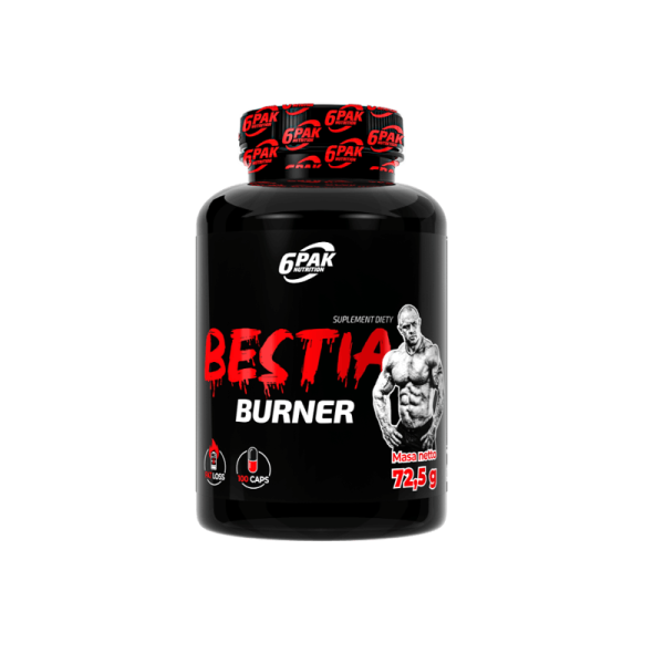 BESTIA Burner - 100 kaps. | Spalacz tłuszczu | Sklep 6PAK Nutrition BESTIA Burner - 100 kaps. | Spalacz tłuszczu | Sklep 6PAK Nutrition