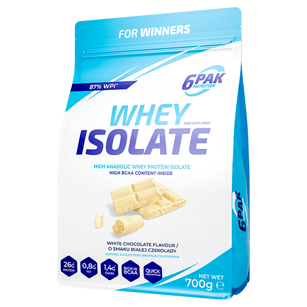 Whey Isolate - 700g | Izolat białka | Sklep 6PAK Nutrition Whey Isolate - 700g | Izolat białka | Sklep 6PAK Nutrition