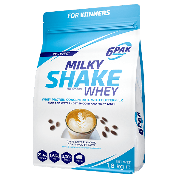 Odżywka białkowa Milky Shake Whey - 1800g | Białko | Sklep 6PAK