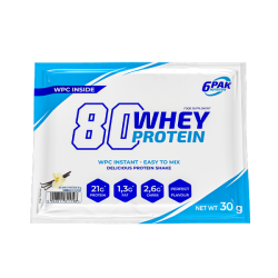 Białko 80 Whey Protein - 30g [Próbka] | Sklep 6PAK Nutrition