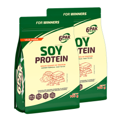 Soy Protein - Zestaw dwóch smaków - 2x700g | Sklep 6PAK Nutrition