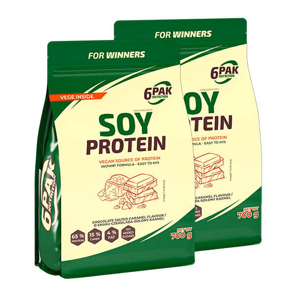 Soy Protein - Zestaw dwóch smaków - 2x700g | Sklep 6PAK Nutrition Soy Protein - Zestaw dwóch smaków - 2x700g | Sklep 6PAK Nutrition