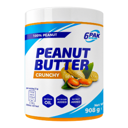 Krem Orzechowy Crunchy - 908g | Masło orzechowe | Sklep 6PAK Nutrition