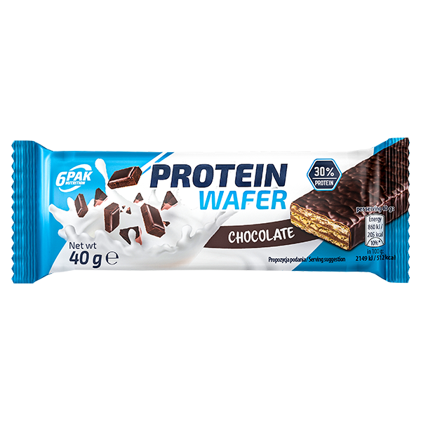 Protein Wafer - 40g | Pyszna przekąska | Wafel | Sklep 6PAK Nutrition Protein Wafer - 40g | Pyszna przekąska | Wafel | Sklep 6PAK Nutrition
