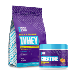 Pyszne Milky Shake Whey w zestawie z kreatyną | Sklep 6PAK Nutrition