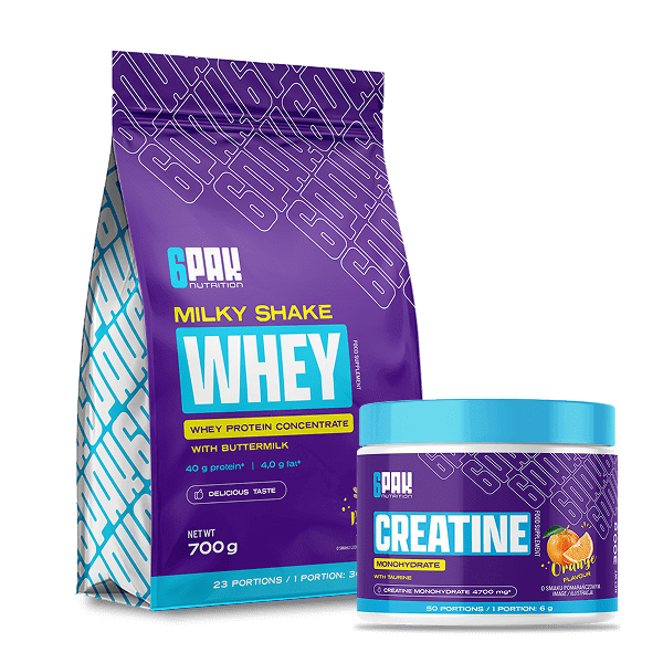 Pyszne Milky Shake Whey w zestawie z kreatyną | Sklep 6PAK Nutrition Pyszne Milky Shake Whey w zestawie z kreatyną | Sklep 6PAK Nutrition