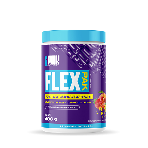Suplement na stawy FLEX PAK - 400g | Kolagen | Sklep 6PAK Nutrition Suplement na stawy FLEX PAK - 400g | Kolagen | Sklep 6PAK Nutrition