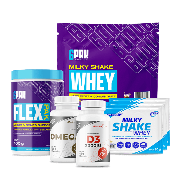 Zestaw dla Niej | 6PAK Nutrition | Kolagen Białko Omega 3 Witamina D3 Zestaw dla Niej | 6PAK Nutrition | Kolagen Białko Omega 3 Witamina D3