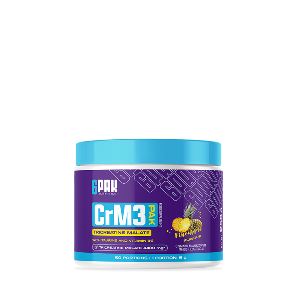 CrM3 PAK - 500g | Jabłczan kreatyny w proszku | Sklep 6PAK Nutrition CrM3 PAK - 500g | Jabłczan kreatyny w proszku | Sklep 6PAK Nutrition