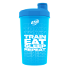 Shaker Niebieski 700 ml | TRAIN EAT SLEEP REPEAT | Sklep 6PAK Nutrition