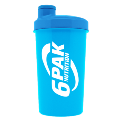 Shaker Niebieski 700 ml | TRAIN EAT SLEEP REPEAT | Sklep 6PAK Nutrition