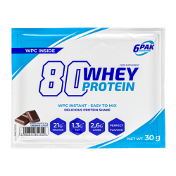 Białko 80 Whey Protein - 30g [Próbka] | Sklep 6PAK Nutrition