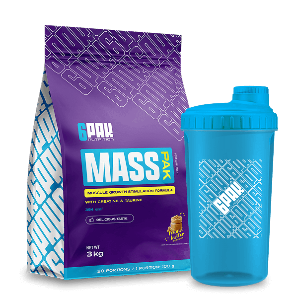 MASS PAK - Gainer z kreatyną - 5 kg + Shaker | Sklep 6PAK Nutrition