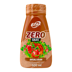 Sauce ZERO Andalusian - 500 ml | Sos bez dodatku cukru | Sklep 6PAK Nutrition