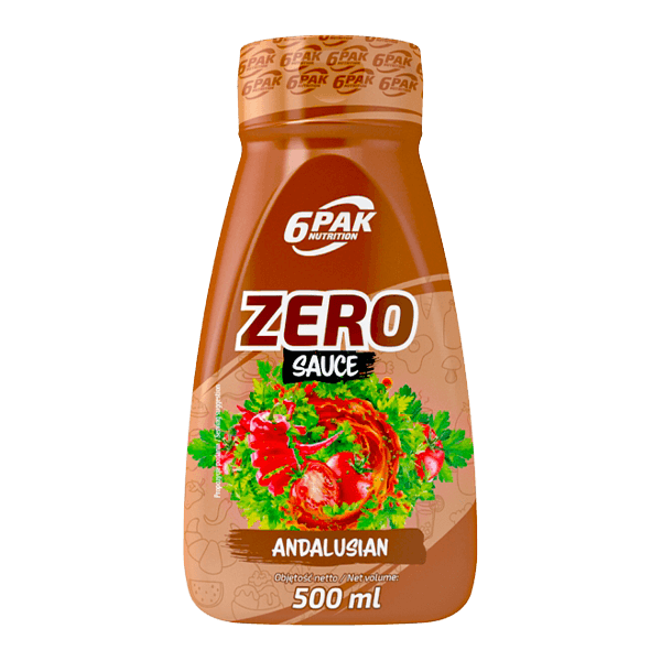 Sauce ZERO Andalusian - 500 ml | Sos bez dodatku cukru | Sklep 6PAK Nutrition