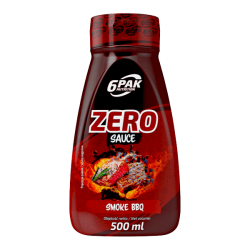 Sauce ZERO Smoke BBQ - 500 ml | Sos bez dodatku cukru | Sklep 6PAK Nutrition