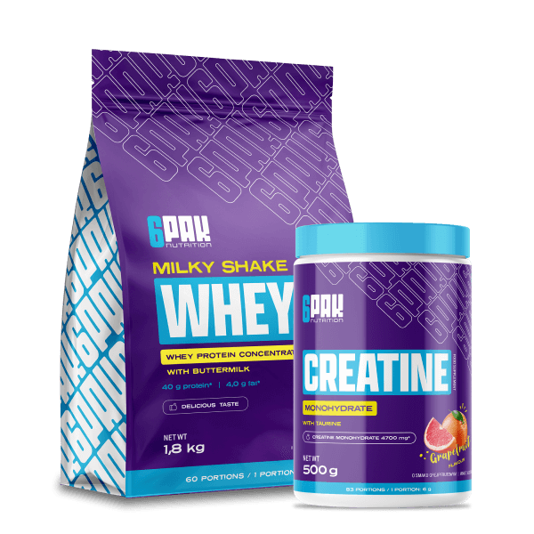 Zestaw Odżywek Białko & Kreatyna | Sklep 6PAK Nutrition Zestaw Odżywek Białko & Kreatyna | Sklep 6PAK Nutrition