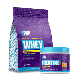 Białko Milky Shake Whey - 1800g + Kreatyna - 300g | Sklep 6PAK Nutrition