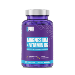 Magnez z witaminą B6 - 90 kapsułek | 45 porcji | Sklep 6PAK Nutrition