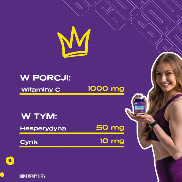 Witamina C + Cynk, Bioflawonoidy w 90 kapsułkach