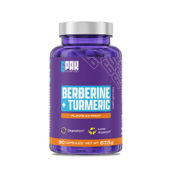 Berberine + Turmeric - 90 kaps. | Berberyna | Sklep 6PAK Nutrition