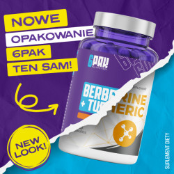 Berberine + Turmeric - 90 kaps. | Berberyna | Sklep 6PAK Nutrition