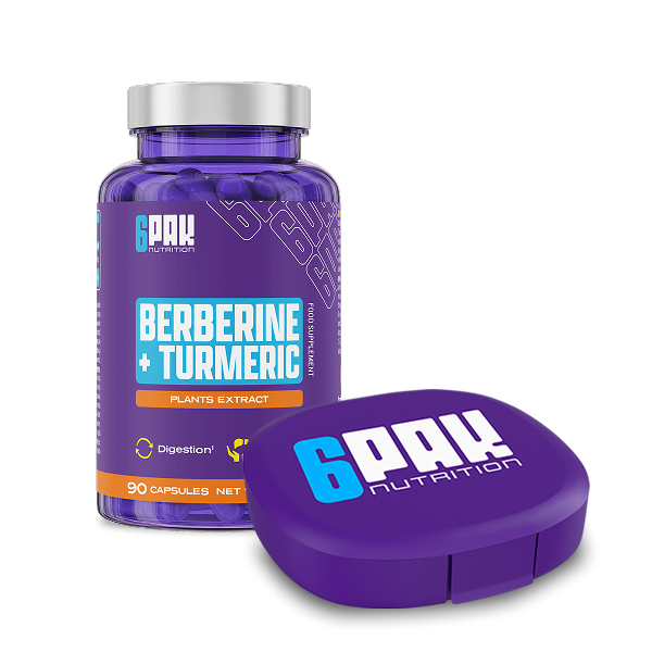 Berberyna z kurkumą + Pillbox | Berberyna | Sklep 6PAK Nutrition